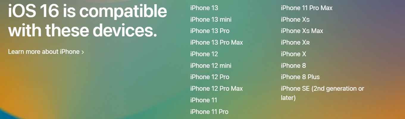 IOS 16即將更新 不支持iPhone7