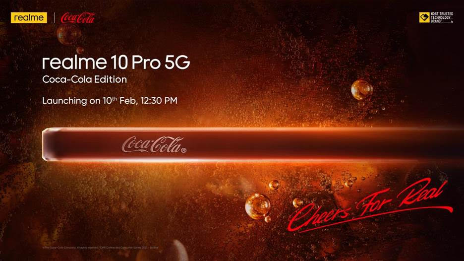 Realme 10 Pro 5G可口可樂限量版