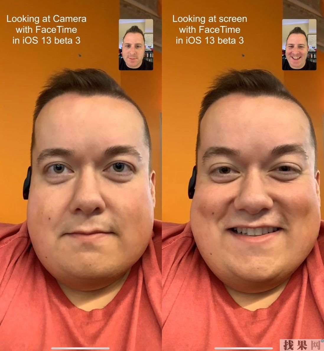 iOS13又更新了，新增FaceTime通話注視感知校正功能