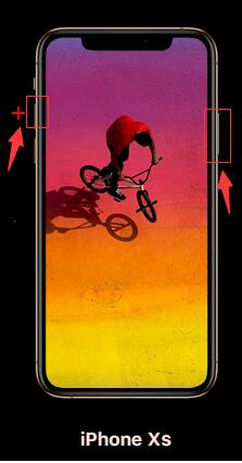 iphonexs截圖方法