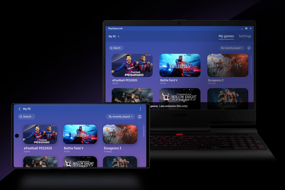 Samsung PlayGalaxy Link game streaming app