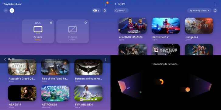 Samsung's PlayGalaxy Link app