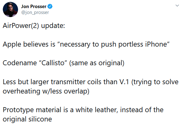 傳聞:iPhone 12 Pro可能會(huì)變成無端口的,解釋說重新對(duì)AirPower的興趣