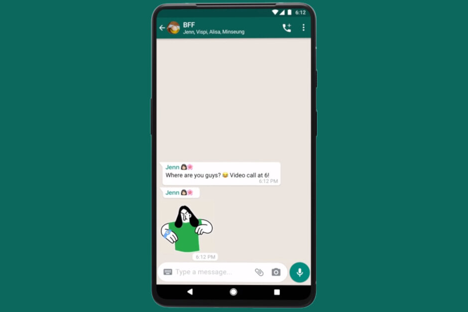 WhatsApp在安卓和iOS上推出了動畫貼紙
