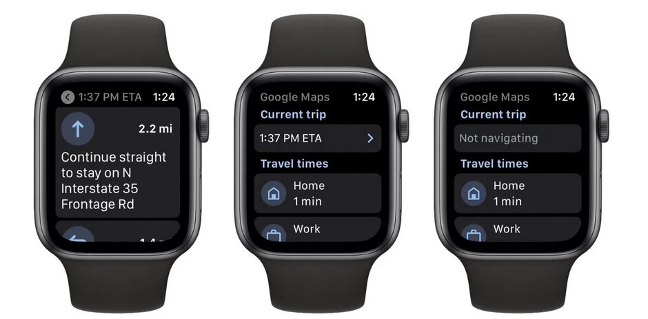 谷歌地圖回歸Apple Watch